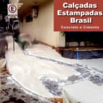 calçada estampada bombinhas