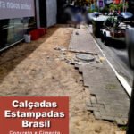 calçada estampada porto belo